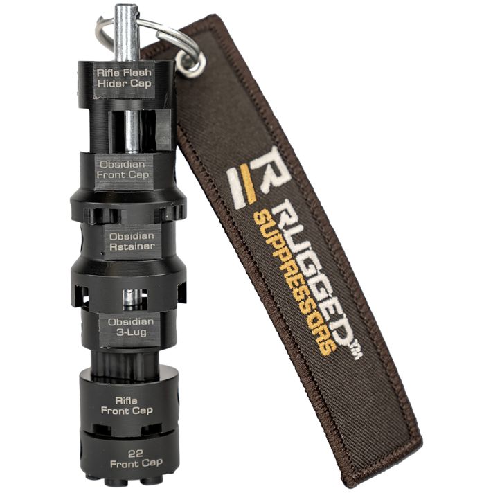 Rugged Suppressors RTK001 Totem Tool(6 Piece Multi-Tool) Compatible with Most Rugged Suppressor