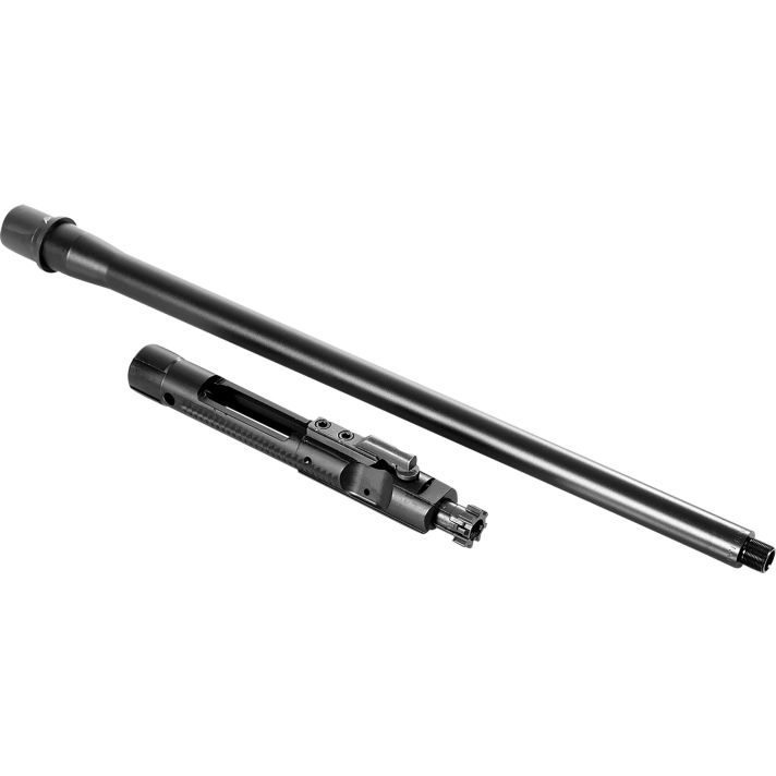 CMMG 99DE642 Replacement Barrel Kit with Bolt Carrier Group, 9mm Luger 16.10" Threaded, Black, Radial Delayed Blowback, Fits AR-Platform