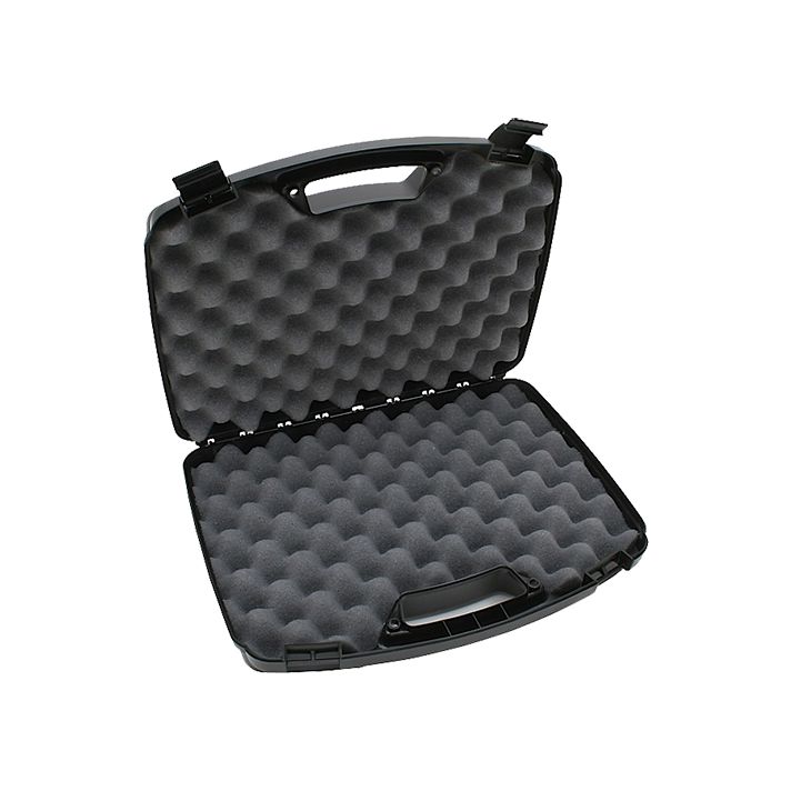 MTM Case-Gard 80940 Double Handgun CaseBlack Polypropylene Holds 2 Handguns w/ up to 8' Barrels
