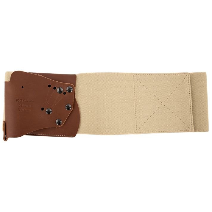 Galco UWERKHSM UnderWraps Elite Khaki Small Leather/Nylon