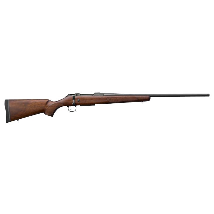 CZ-USA 07712 CZ 600 American ST2 308 Win 5+1 20" Threaded, Black Barrel/Rec, Walnut Stock, Adj. Trigger