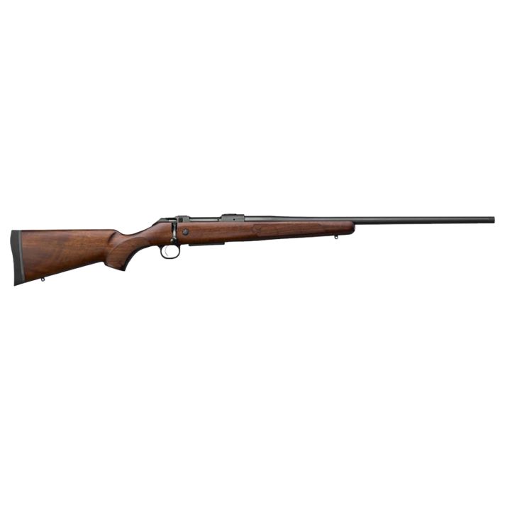 CZ-USA 07722 CZ 600 American ST3 30-06 Springfield 3+1 24" Threaded, Black Barrel/Rec, Walnut Stock, Adj. Trigger