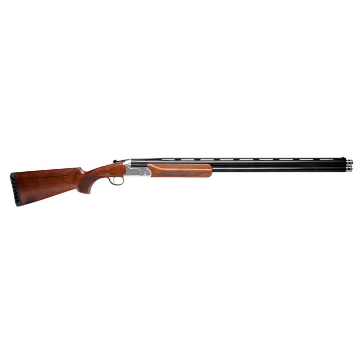 Savage Arms 18880 555 Sporting Compact 20 Gauge 3" 2rd 26" Black Semi-Gloss Over/Under Vent Rib Barrel, Silver Engraved Aluminum Receiver, Oiled Turkish Walnut Adjustable Stock, Ambidextrous