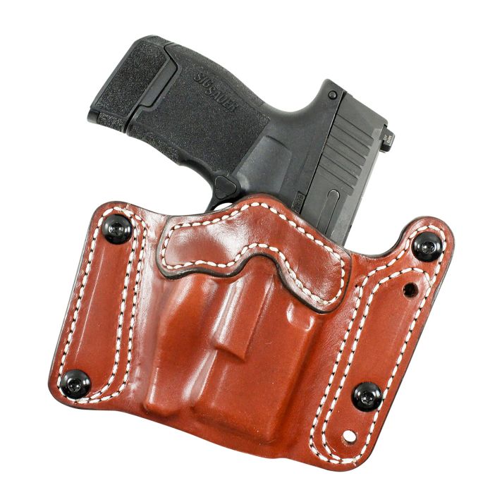 DeSantis Gunhide 194TJ8HZ0 Variable 194OWB Tan Leather Fits Sig P320C/P250C Belt Clip Mount Ambidextrous