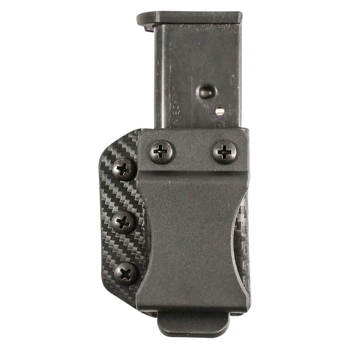 DeSantis Gunhide A100KJYYZ Persuader Mag PouchIWB/OWB Black Kydex Belt Clip Compatible w/ Glock 43 Ambidextrous