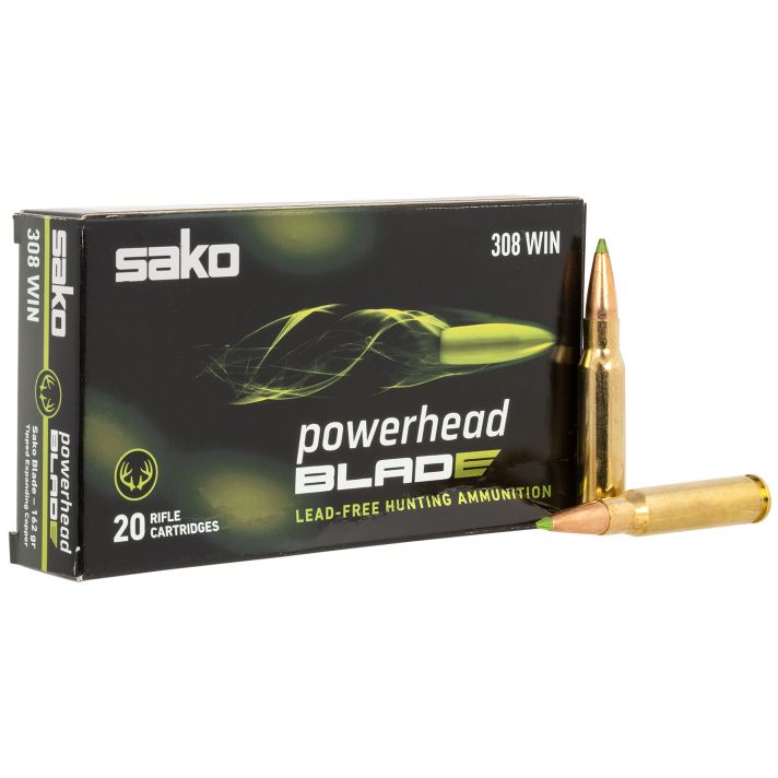 SAKO (TIKKA)PowerHead Blade 308Win 162gr 20 Per Box/10 Case