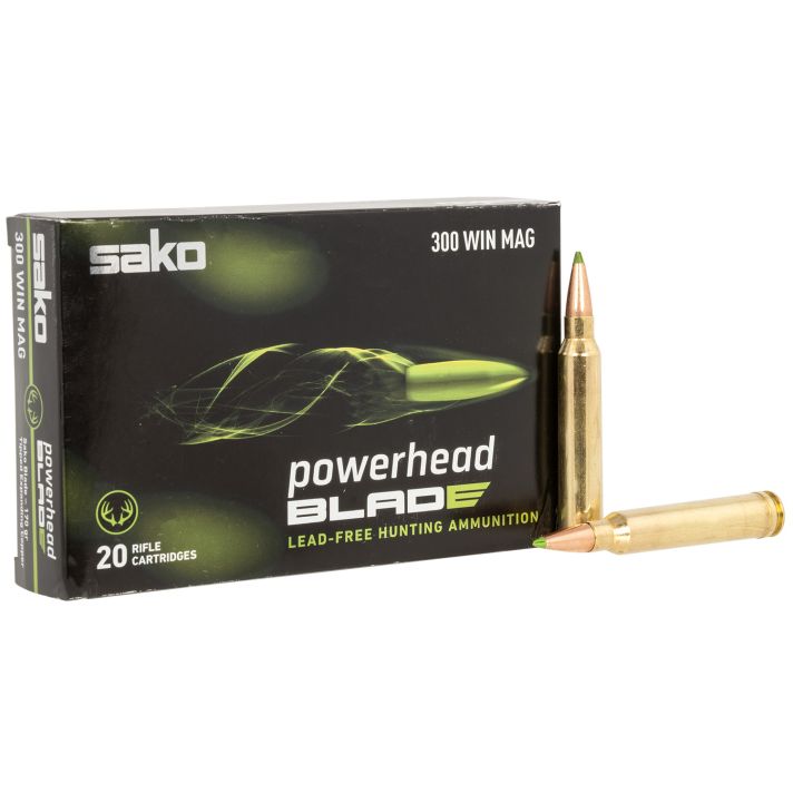 SAKO (TIKKA) JASPHB300WM170B PowerHead Blade 300WinMag 170gr 20 Per Box/10 Case