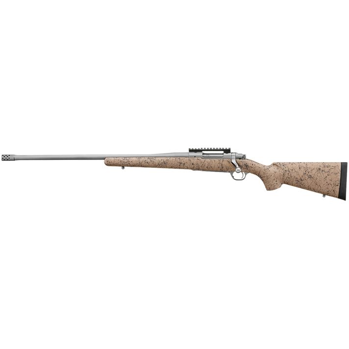 Ruger 57163 Hawkeye FTW Hunter Full Size 6.5 PRC 4+1 24" Matte Stainless Threaded Barrel, Picatinny Rail Stainless Steel Receiver, Speckled Tan/Black HS Precision Synthetic Stock, Left Hand