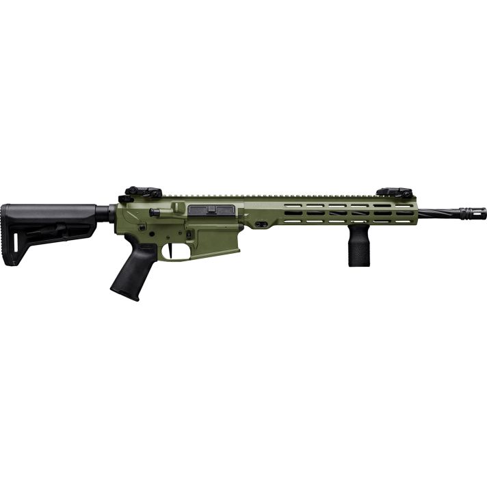 Maxim Defense MXM49684 MD10 L 308 Win 20+1 16" Fluted Barrel, Bazooka Green Cerakote Finish, M-LOK Handguard, Black Magpul Furniture, SL-K Stock, MVG Grip, MBUS Sights, Blackout Defense Flat Trigger