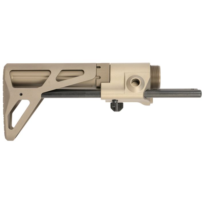 Maxim Defense MXM47563 Combat Carbine Stock (CCS) Gen 6 FDE Aluminum, Includes Buffer Tube, Fits AR-15 Platform