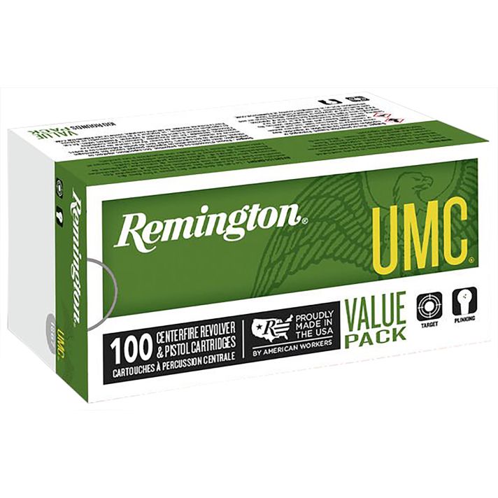 Remington Ammunition 23795 UMC Value Pack 40S&W 180gr Full Metal Jacket 100 Per Box/6 Case