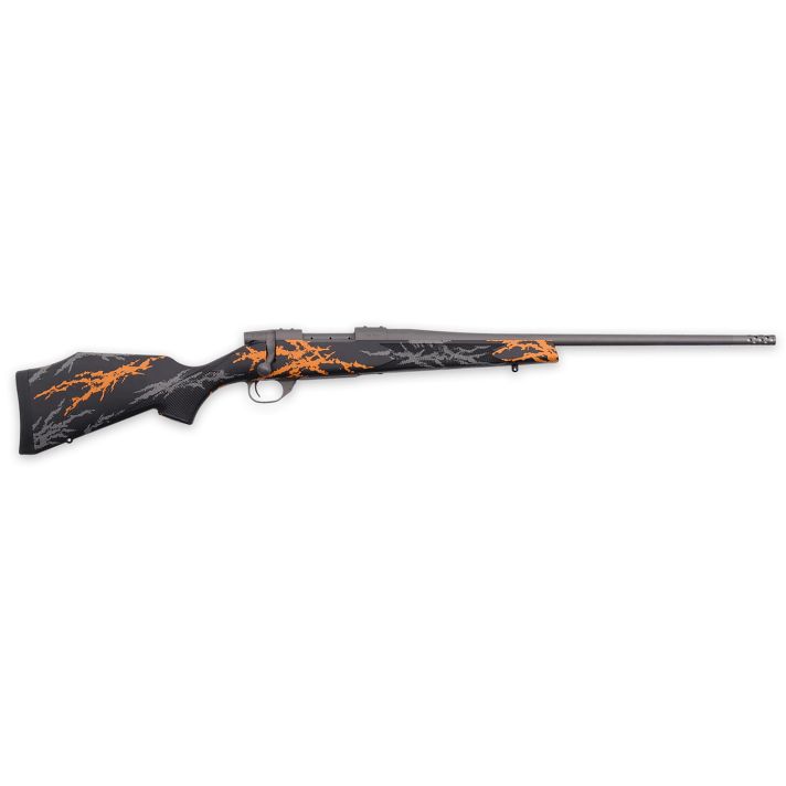 Weatherby VYH308NR2B Vanguard Compact Hunter 308 Win 5+1 20", Tungsten Gray Barrel/Rec, Black w/Gray & Orange Sponge Accents Monte Carlo Stock, Accubrake Muzzle Brake