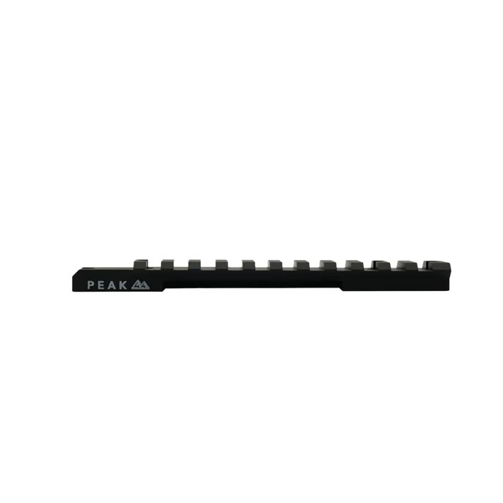 Weatherby J010003 Picatinny RailMatte Black Aluminum Weatherby Model 307 Integrated Weaver Mount Long Action 20 MOA