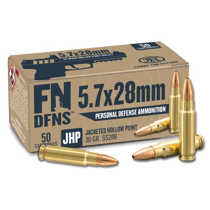FN 10700030 DFNS5.7x28mm 30gr Jacketed Hollow Point 50 Per Box/10 Case