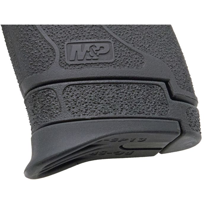 Pearce Grip PGSP13 Grip ExtensionBlack Textured Polymer, Fits 13rd/15rd Mags for S&W Equalizer & M&P Shield Plus