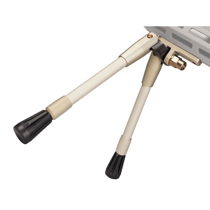 Q LLCKickstandBipod, 7.06"- 9.50" Vertical Adj. Stainless Steel, 15 Degree Tilt, Fits M-LOK Mount