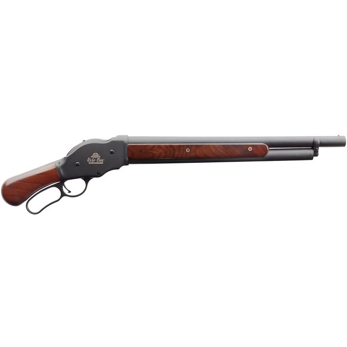 Chiappa Firearms 930377 1887 Rose Box Bootleg 12 Gauge 5+1 2.75" 18.50", Black Barrel/Engraved Rec, Oiled Walnut Furniture with Pistol Grip, Bead Sight
