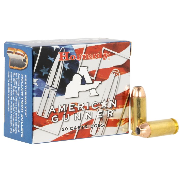Hornady 91224 American Gunner10mm 155gr Hornady XTP Hollow Point 20 Per Box/10 Case