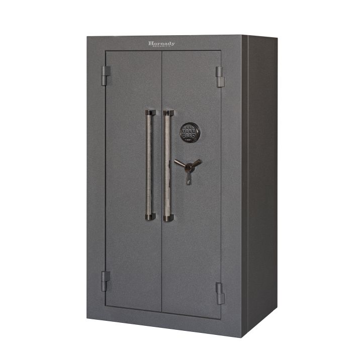 Hornady 95071 MobilisDouble Door Matte Grey 9 Gauge Steel Safe