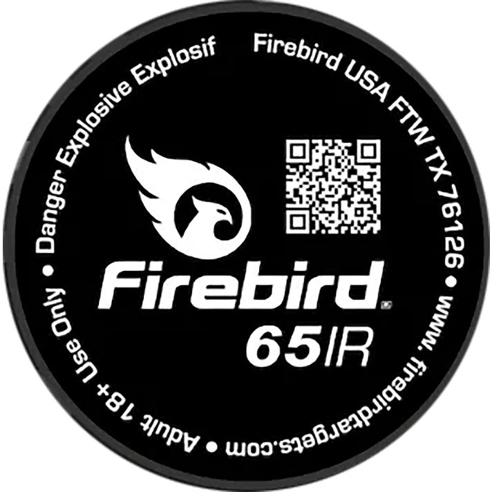Firebird USA 65IR 65IRMoving Trajectory Static White Smoke Universal Firearm 65mm 10 Targets