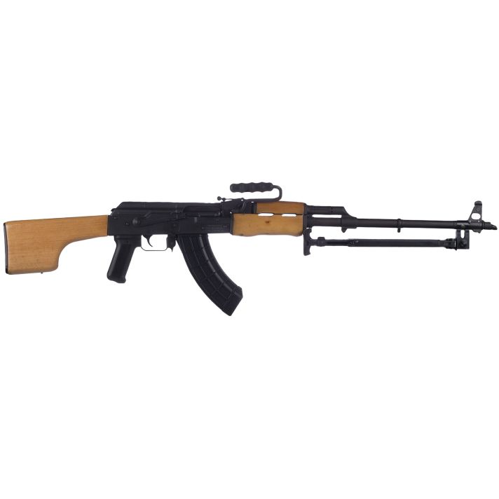 Century Arms RI4988N AES-10B RPK 7.62x39mm 30+1 21.50" Heavy Match Grade Barrel, Black Receiver, Wood Furniture, Clubfoot Style Stock, Carry Handle, Bipod