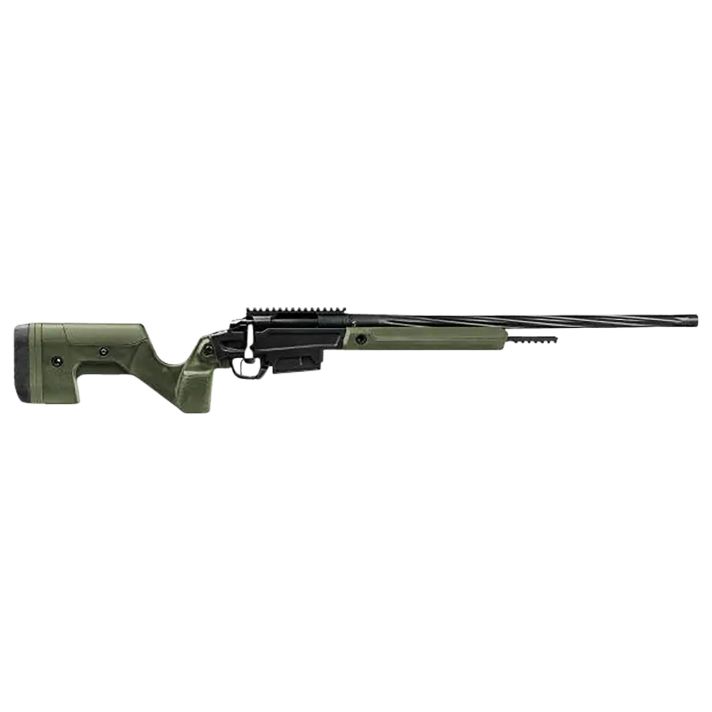 Stag Arms SABR02030001 Pursuit6.5 PRC 3+1 22" Threaded/Fluted Sporter, Black Barrel/Rec, OD Green OEM Hybrid Hunter Stock, TriggerTech Trigger, 20 MOA Scope Mount