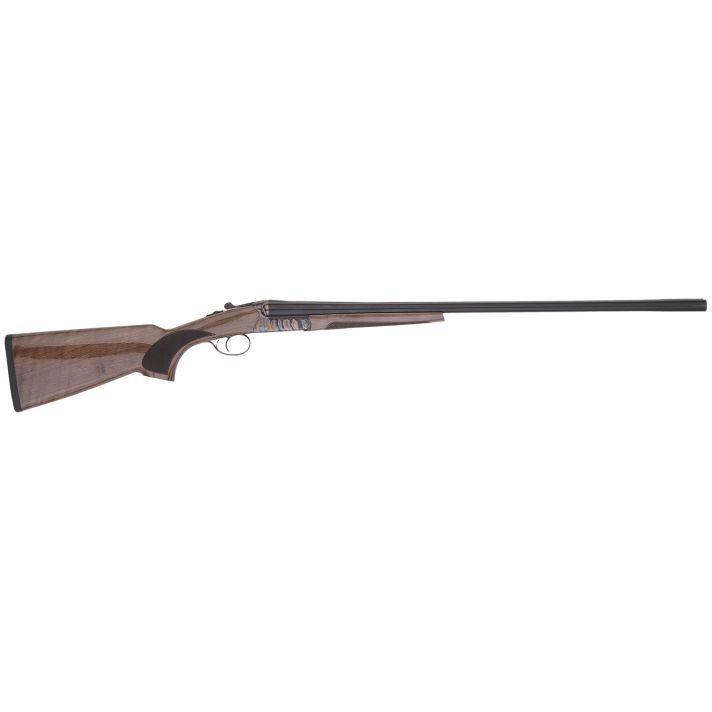 TriStar 38002 Phoenix12 Gauge Break Open 3" 2rd 28" Blued Side By Side Barrel, Color Case Hardened Steel Receiver, Fixed Gloss Walnut Stock, Ambidextrous
