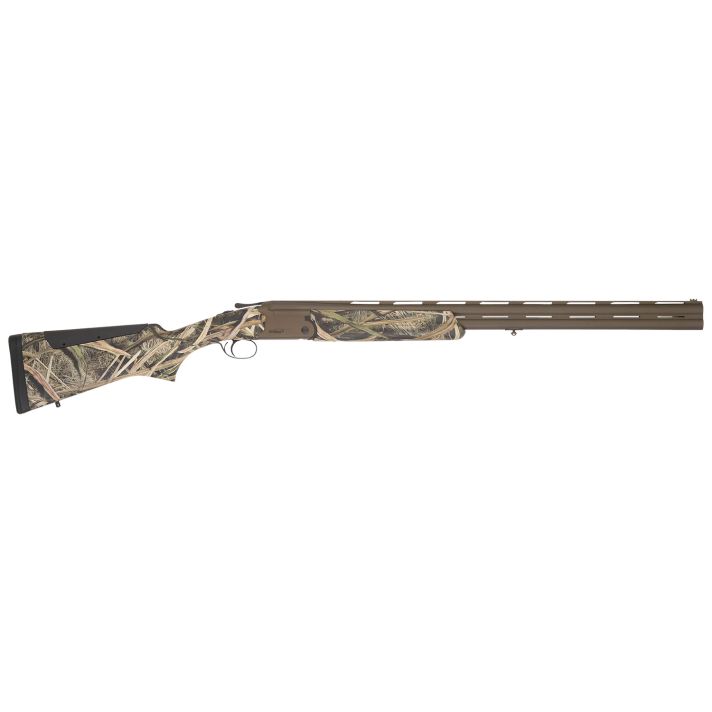 TriStar 35221 Hunter Mag II12 Gauge 3.5" 2rd 28" Chrome-Lined, Midnight Bronze Barrel/Re, Mossy Oak Shadow Grass Blades Furniture, Fiber Optic Sight, 5 Ext. Chokes
