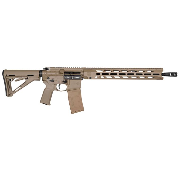 Diamondback DB1784K061 DB155.56x45mm NATO 30+1 16", FDE, 15" M-Lok Anti-Rotation Handguard, Magpul CTR Stock & K2 Grip, Obsidian Muzzle Brake, Ambi Safety