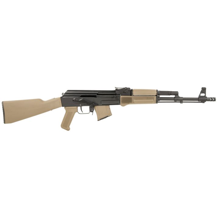 Arsenal SAM7R-62FDEM SAM7R7.62x39mm 10+1 16.25" Black Chrome Lined Steel Barrel, Black Steel Receiver, Fixed Flat Dark Earth Synthetic Stock & Polymer Grip