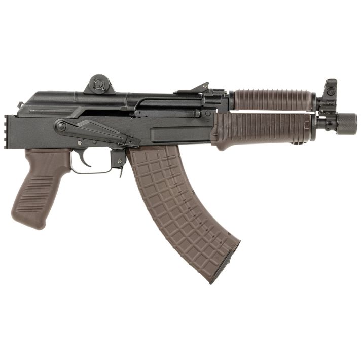Arsenal SAM7K56P SAM7K-56PSports South Exclusive 7.62x39mm 30rd, 8.50" Black Chrome Lined Steel Barrel, Black Milled Receiver, Plum Furniture, Picatinny Rail, Hard Case, QD Swivel Sling