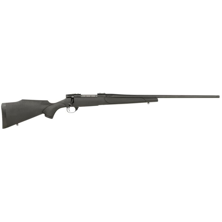 Weatherby VTX257WR4T Vanguard Obsidian 257 Wthby Mag 3+1 24" Blued #2 Contour Threaded Barrel, Blued Drilled & Tapped Steel Receiver, Black Monte Carlo Synthetic Stock