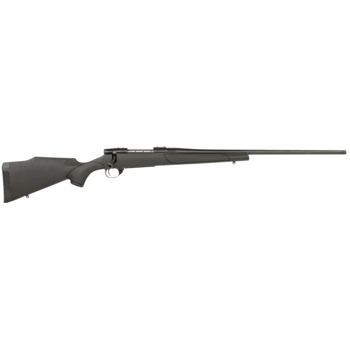 Weatherby VTX300NR4T Vanguard Obsidian Full Size 300 Win 3+1 24"Blued #2 Contour Threaded Barrel, Blued Drilled & Tapped Steel Receiver, Black Monte Carlo Synthetic Stock
