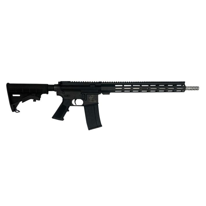 Great Lakes Firearms GL15223SSLBLK AR-15223 Wylde 30+1 16", Black, 15" M-Lok Handguard, Carbine Stock, A2 Grip, Muzzle Brake Left Hand
