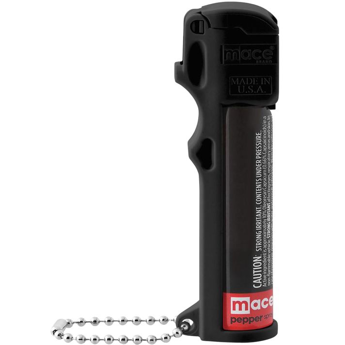 Mace 80725 Personal Pepper Spray Range 12ft Black Includes Keychain