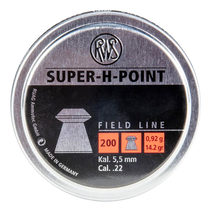 RWS/Umarex 2317404 Super-H Point Field Line 22 Lead Hollow Point/ 200 Per Tin