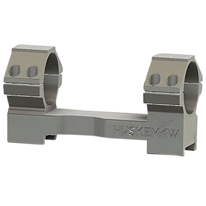 Huskemaw Optics 20CRB Crossfield Scope Mount/Ring Combo Silver 60 MOA
