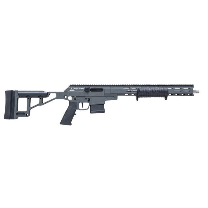 Citadel CITTPN223GRY Taipan X Pump Action 223 Wylde 10+1 16.50" Stainless Threaded, Dark Gray, M-Lok Handguard, Chassis with Skeletonized Stock, A2 Style Grip, Flat-Face Trigger