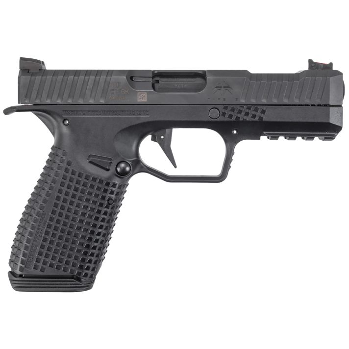 PTR AF1B0090101 Archon Type B, Gen 1 Compact Frame 9mm Luger 15+1, 4.30" Black Steel Barrel, Black Serrated Steel Slide, Black Steel Frame w/Beavertail & Picatinny Rail, Black Textured Polymer Grip