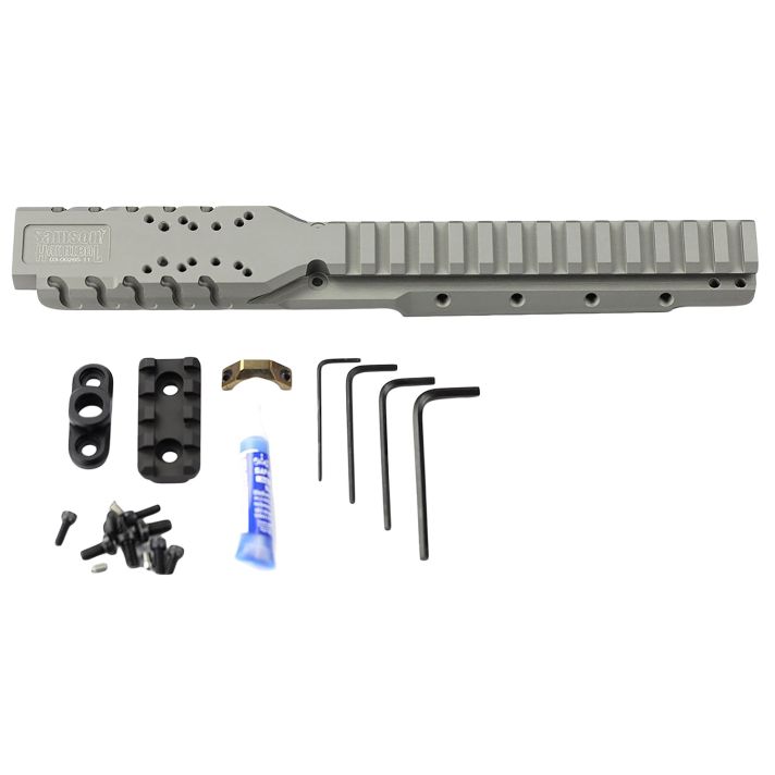 Samson 030026511 Hannibal Rail for Ruger Mini-14 or Mini-30 (2008 or Later)Natural Gray 0 MOA