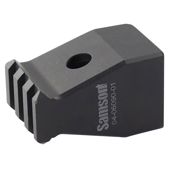 Samson 040609001 Rear Trunnion Stock AdapterPicatinny Rail, Black Anodized Aluminum, Fits Most AK-Platform