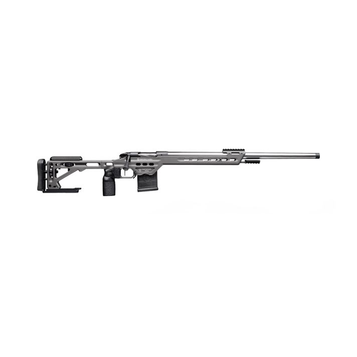 Bergara Rifles BPR25-6GT Premier Competition 6 GT 10+1 26" Polished Clear Cerakote #4 Tapered Steel Threaded Barrel, Polished Clear Cerakote Steel Receiver, Tungsten MPA BA Chassis