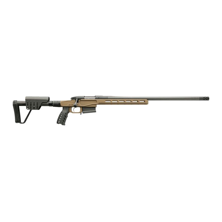 Bergara Rifles BPR377PRC Premier MgLite Full Size 7mm PRC 5+1 22" Carbon Fiber CURE Carbon Fiber Barrel, Graphite Black Cerakote Steel Receiver, Flat Dark Earth XLRFolding Chassis