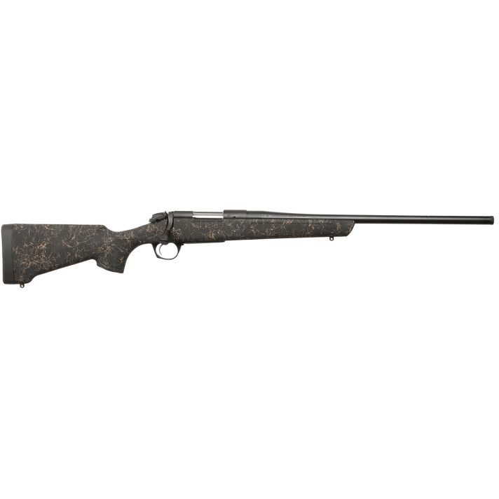 Bergara Rifles B14S901 B-14 Stoke 308 Win 4+1, 20" Graphite Black Cerakote #4.5 Contour Threaded Barrel, Graphite Black Cerakote Steel Receiver, Black Webbed Tan Fixed w/SoftTouch Synthetic Stock