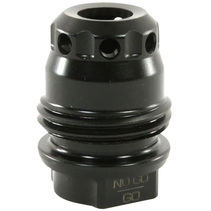 Rugged Suppressors MB014 M2 BrakeBlack, 1/2"-28 tpi Threads, Dual Taper Locking System, Fits Radiant762, Surge762, Razor762 & Micro30 Suppressors