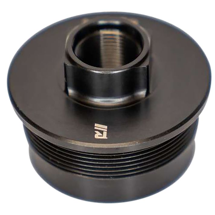 Rugged Suppressors DTM002 Universal Direct Thread Mount1/2"-28 tpi, Black, Fits 1.375"-24 tpi Tube Threads