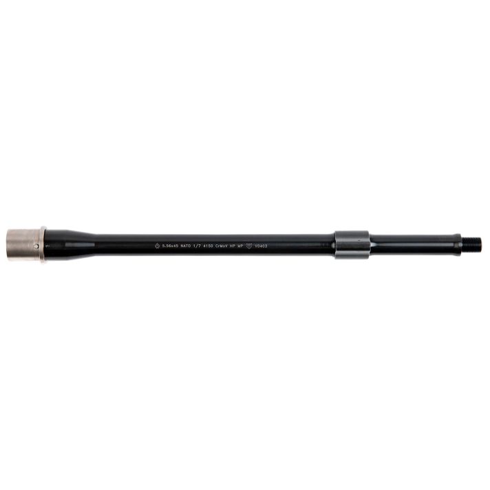 Ballistic Advantage BABL556036F Performance Series5.56x45mm NATO 13.70" Threaded Hanson Profile, Midlength with Low Pro Gas Block, Black QPQ Chrome Moly Vanadium Steel, Fits AR-15