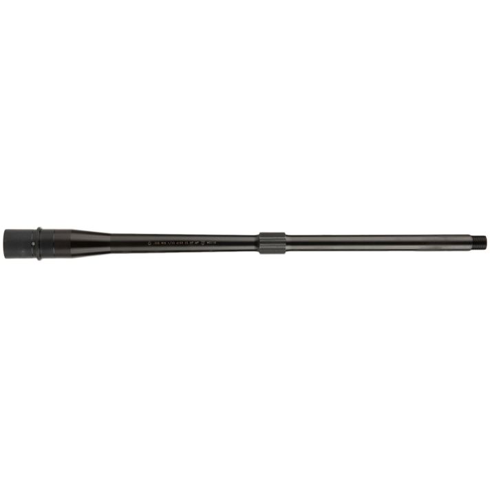 Ballistic Advantage BABL308021PQ Premium Series308 Win 18" Threaded Hanson Profile, Midlength with Low Pro Gas Block, Black QPQ 4150 Chrome Moly Vanadium Steel, Fits AR-10