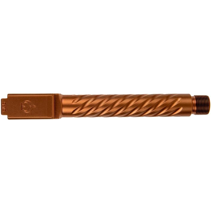 Ballistic Advantage BAPSG175T3R Premium SeriesThreaded/Spiral Fluted, 9mm Luger, Copper PVD, Fits Glock 17 Gen 5