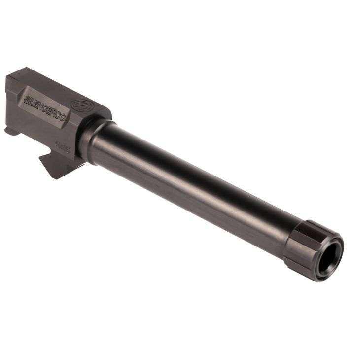 SilencerCo AC859 Threaded Barrel5" 9mm Luger, Black Nitride Stainless Steel, Fits Sig P226